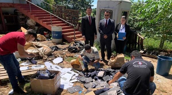 Destruyen productos falsificados por más de G. 100 millones