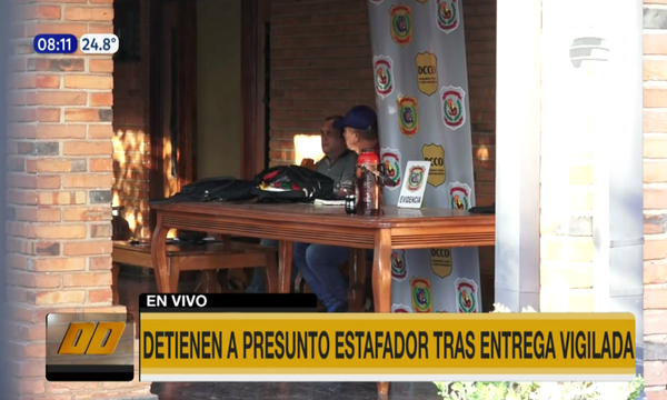 Tras entrega vigilada, detienen a presunto estafador en San Lorenzo | Telefuturo