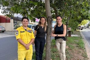La influencer Valeria Friedmann recordó su accidente y agradeció al árbol que le salvó la vida - Gente - ABC Color