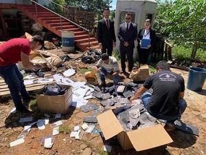 Destruyen productos falsificados por más de 100 millones de guaraníes