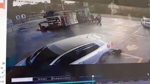 Conductor arrolló sin piedad a un perro en surtidor de Luque