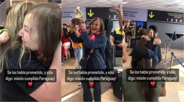 [VIDEO] ¡Qué orgullo! ¡Berta Rojas llegó a Paraguay con el Latin Grammy!