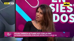 Video: Sylvia Thereza actuará hoy con la OSIC - ABC TV - ABC Color