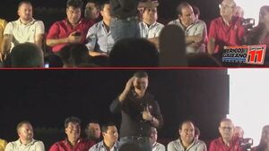 Santi pidió votar por "Lista 2" y lo corrigieron al instante