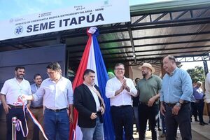Gobierno inaugura en Itapúa el primer servicio de emergencias extrahospitalarias del interior del país - El Trueno