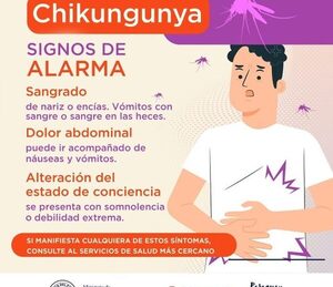 No se registra reinfección por chikungunya ni nuevas variantes del virus