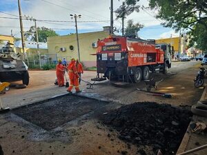 Máquina “tapabaches” empezó a funcionar en Ciudad del Este - ABC en el Este - ABC Color