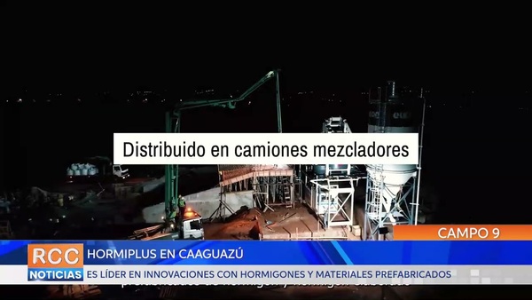 La calidad de la industria del hormigón y prefabricados llegaron a Caaguazú de la mano de Hormiplus