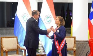 Berta Rojas fue condecorada con la Orden Nacional del Mérito - El Trueno