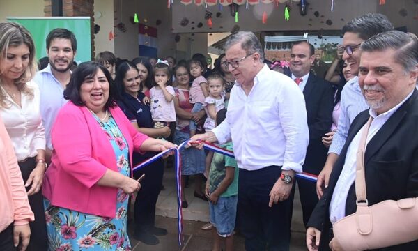 Se inauguró en Encarnación el centro de atención integral a la primera infancia “Kunu’u