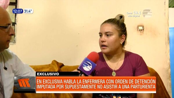 Enfermera responsabiliza a médicos por parto en el piso del Hospital Nacional de Itauguá