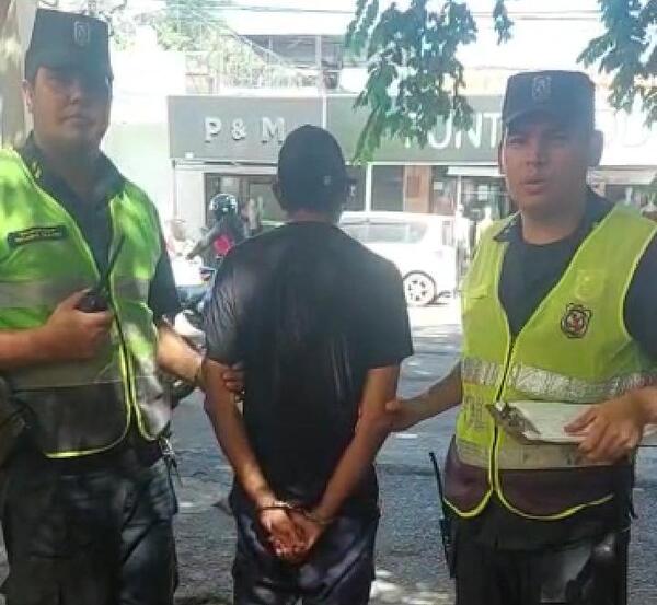 Detienen a limpiavidrios violento - San Lorenzo Hoy