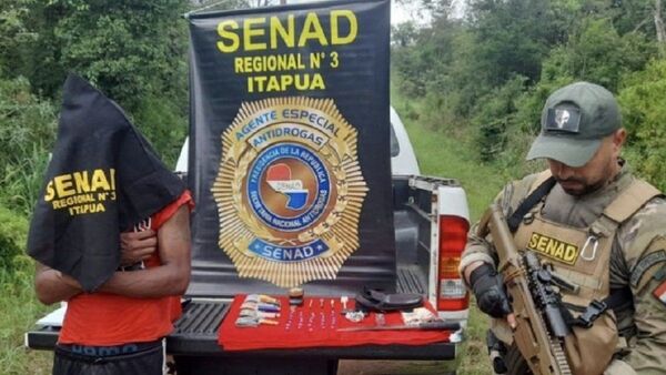 Cae microtraficante que distribuía crac bajo un puente en Encarnación