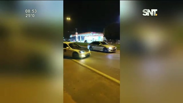Volvieron las peligrosos "Picadas" sobre autopista - SNT