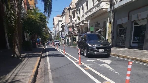 Colocan conos sobre Palma para "garantizar" uso de bicisenda