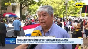 Video: Piden restitución de profesorado de guaraní  - Periodísticamente - ABC Color