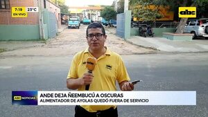Video: ANDE deja a oscuras a Ñeembucú - ABC Noticias - ABC Color