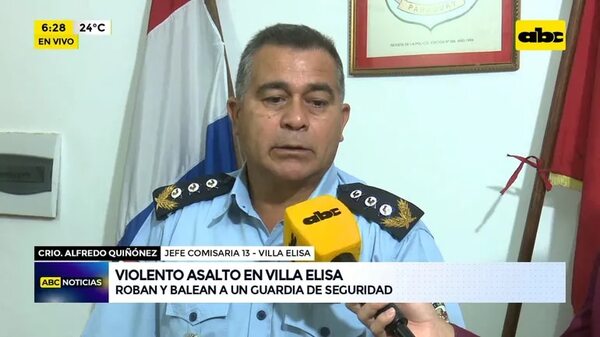 Video: violento asalto en Villa Elisa - ABC Noticias - ABC Color