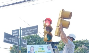 Diario HOY | Municipio alerta sobre ola de robos de semáforos en Asunción
