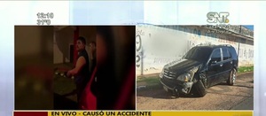 Subjefe de antinarcóticos, ebrio al volante - SNT