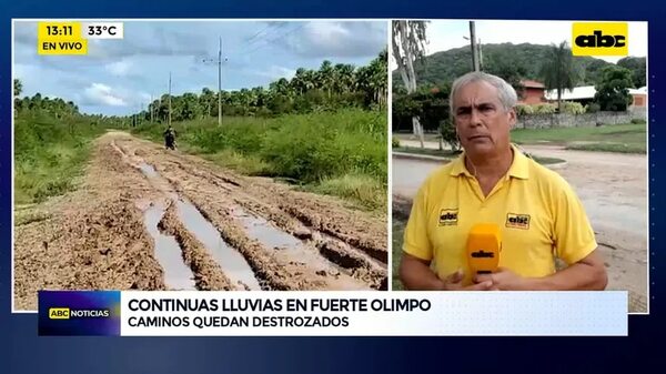 Video: Continuas lluvias en Fuerte Olimpo - ABC Noticias - ABC Color
