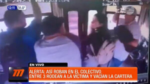 ¡Cuidado! Así roban en los buses del transporte público | Telefuturo