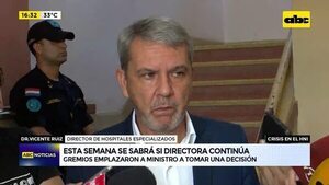 Video: Esta semana se sabrá si directora continúa - ABC Noticias - ABC Color