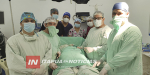 POR PRIMERA VEZ REALIZARON OPERACIÓN DE UN MELANOMA CON BIOPSIA DE GANGLIO CENTINELA EN EL HRE - Itapúa Noticias
