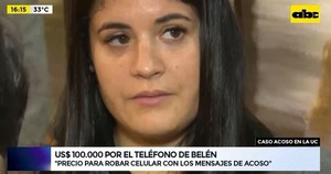 Ofrecen USD 100.000 por celular de Belén Wittingslow, afirma abogado