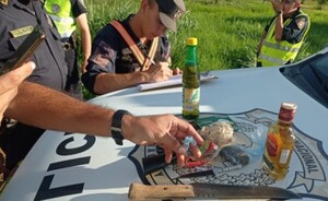 Incautan drogas, armas y alcohol de hinchas de Cerro Porteño