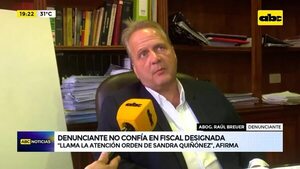Video: Denunciante no confía en fiscal designada  - ABC Noticias - ABC Color