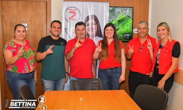 Bettina Aguilera con respaldo de las 16 seccionales de CDE