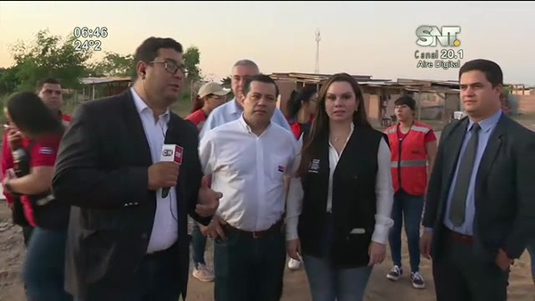 Bañado Tacumbú: Titular de la SEN recorre refugios - SNT