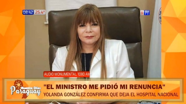 Yolanda González renuncia a la dirección del Hospital de Itauguá - Noticias Paraguay