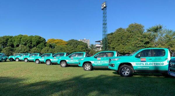 ANDE cuenta con 23 nuevas camionetas 100% eléctricas, destinadas para tareas operativas – Prensa 5