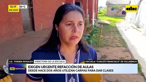Video: Exigen urgente refacción de aulas - ABC Noticias - ABC Color
