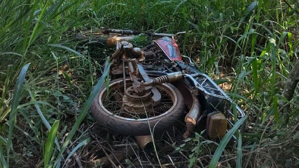 Hallan moto que pertenecería a persona desaparecida en Santa Rita