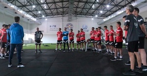 Los convocados de la Albirroja ya están activando en Ypané