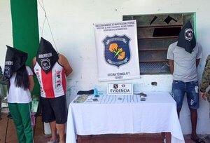 Detienen a tres presuntos miembros del clan Rotela tras allanamiento en San Antonio