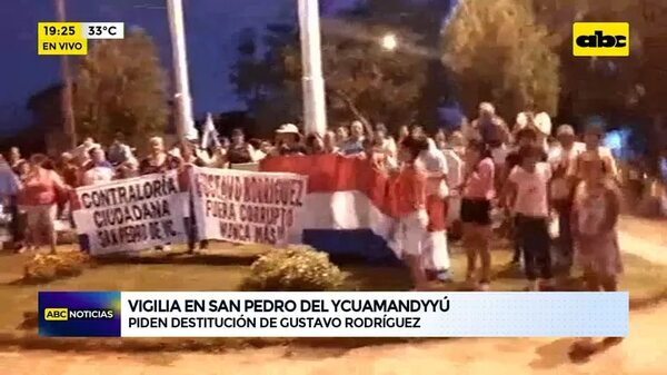 Video: Vigilia en San Pedro del Ycuamandyyú - ABC Noticias - ABC Color