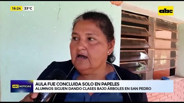 Video: Aula fue concluida solo en papeles - ABC Noticias - ABC Color