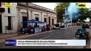 Video: vigilia permanente en San Pedro - ABC Noticias - ABC Color