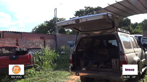 Allanan desarmadero clandestino en Luque y hallan vehículo robado - trece