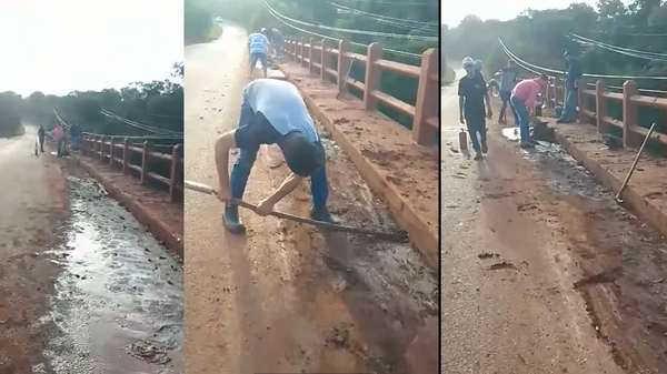 Piden trabajo de mantenimiento del puente sobre el río Monday - La Clave