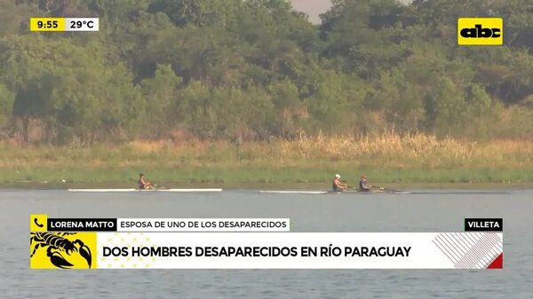 Video: dos hombres desaparecidos en Río Paraguay - ABC Noticias - ABC Color