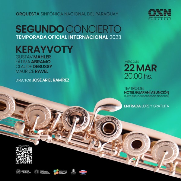 Estreno de obra nacional y composiciones de Debussy, Ravel y Mahler en concierto de la OSN - .::Agencia IP::.