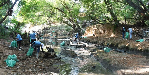 Campaña Revive realizó minga ambiental en el Mburicao por el Día Mundial del Agua - .::Agencia IP::.