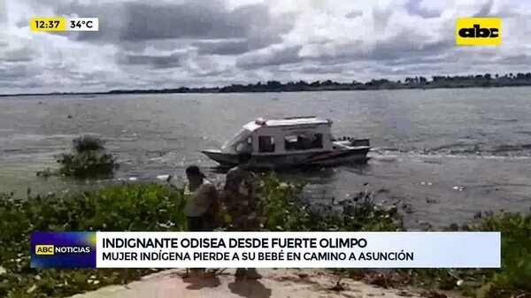 Video: Mujer indígena pierde a su bebé camino a Asunción - ABC Noticias - ABC Color