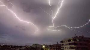 Aviso de tormentas para departamentos del interior