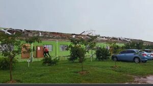 Fugaz temporal causa desastrosos en Caaguazú